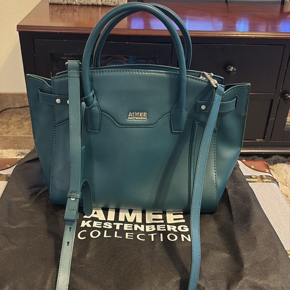 Aimee Kestenberg Teal Tote Bag